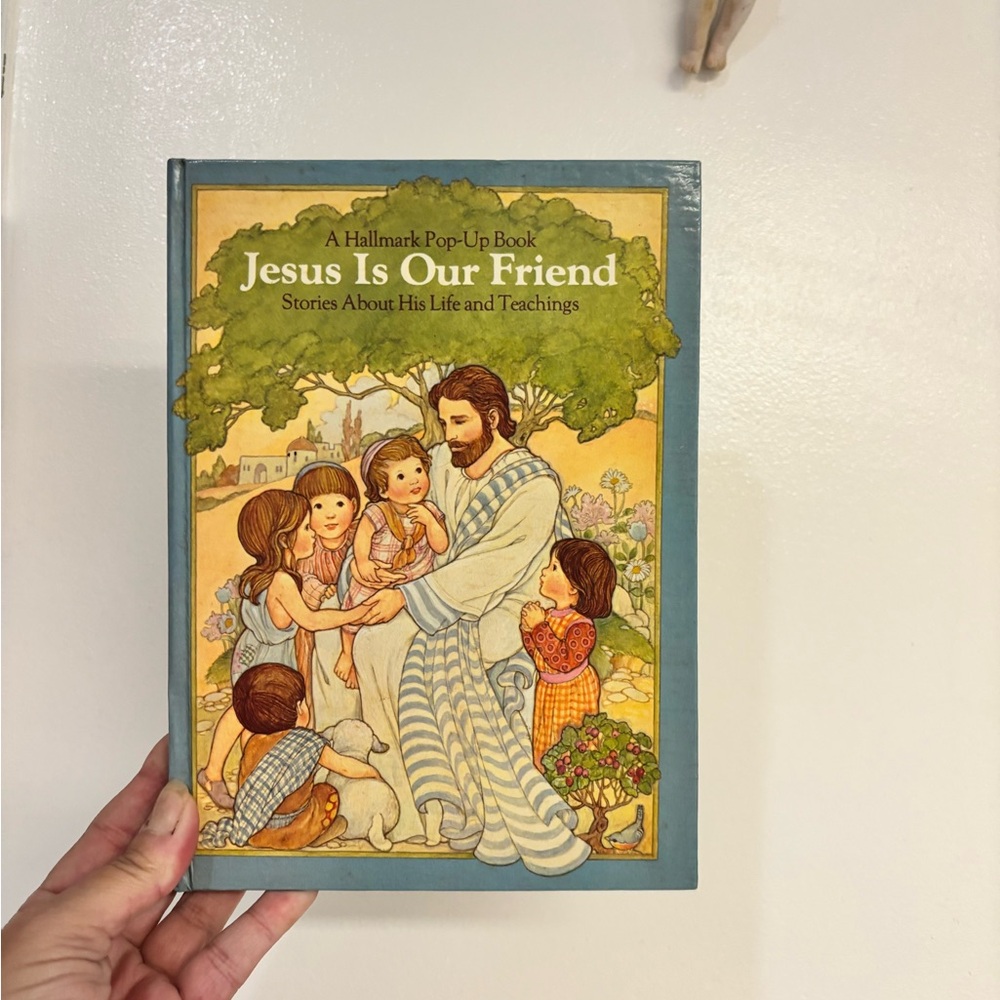 Vintage Hallmark Children's Pop-Up Book with Blue Cover